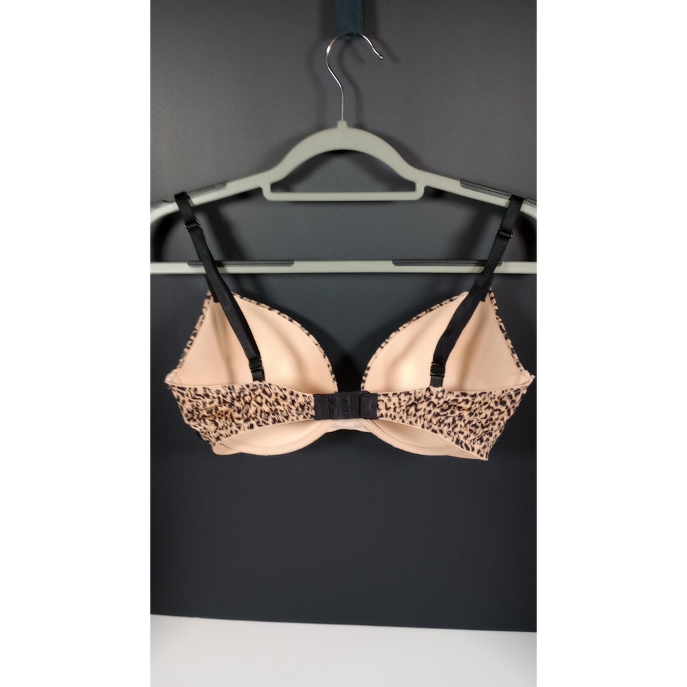 Victoria's Secret Sexy Tee Smooth PushUp T-Shirt Bra 34DD Multiway Straps Animal - Picture 2 of 5